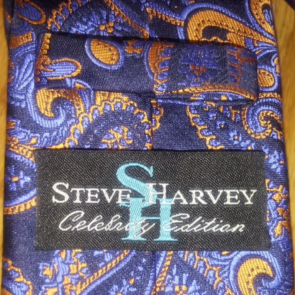 Steve Harvey Celebrity Edition Paisley Tie